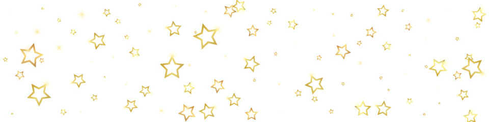 Fototapeta premium Christmas spirit. Scattered falling stars.