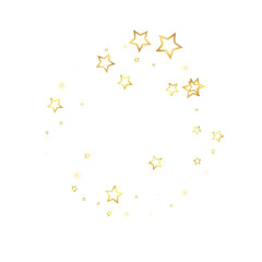 Christmas stars vector overlay.