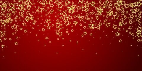 Starry night fairy tale background.