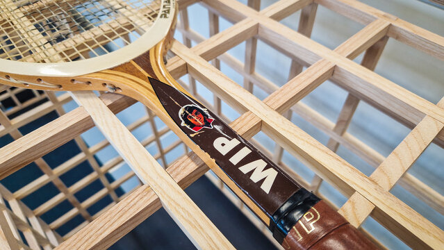 Racket WIP Panetta Autograph, 1972. Custom made tennis racket for Adriano Panetta.