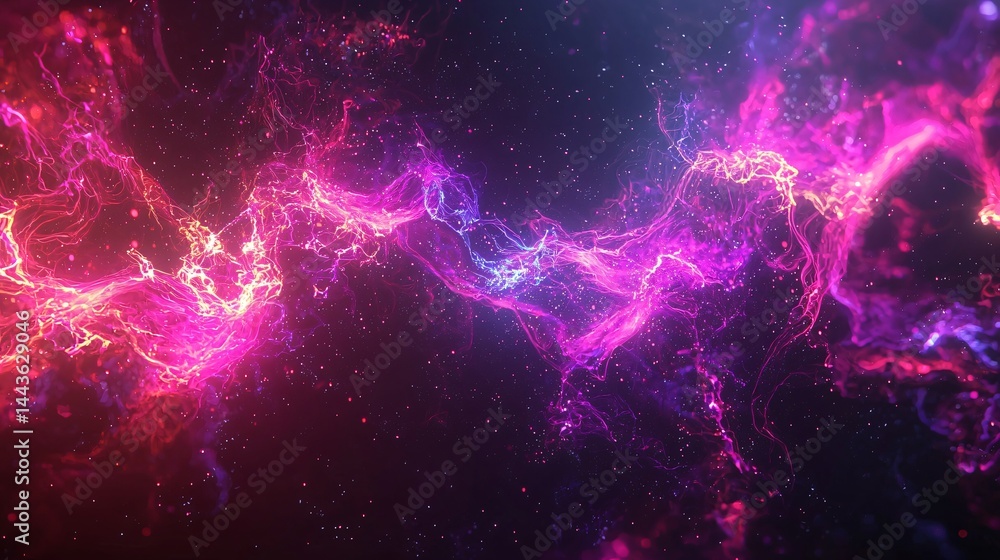 Aufkleber colorful explosion of light radiating in all directions creating a stunning visual display that capt