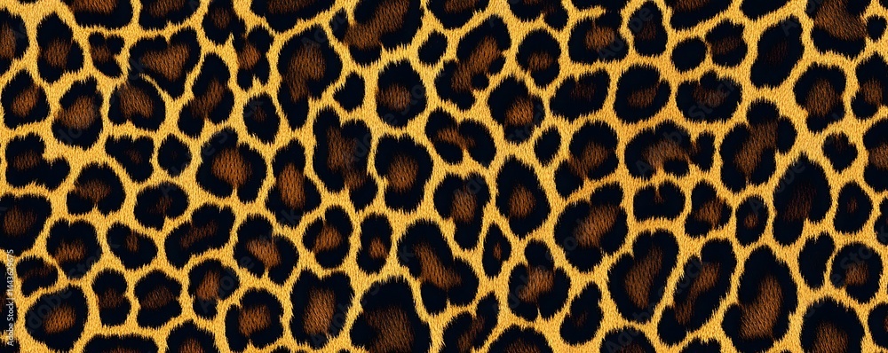 Poster the image showcases a captivating leopard print design pattern