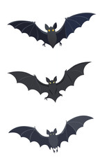 Fototapeta premium Tiny Friendly Bat Vector Graphic