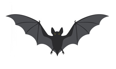 Fototapeta premium Happy Haunted Bat Vector Art