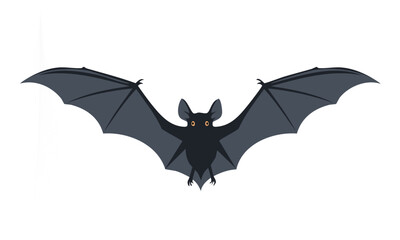 Fototapeta premium Bat And Ghost Vector Illustration