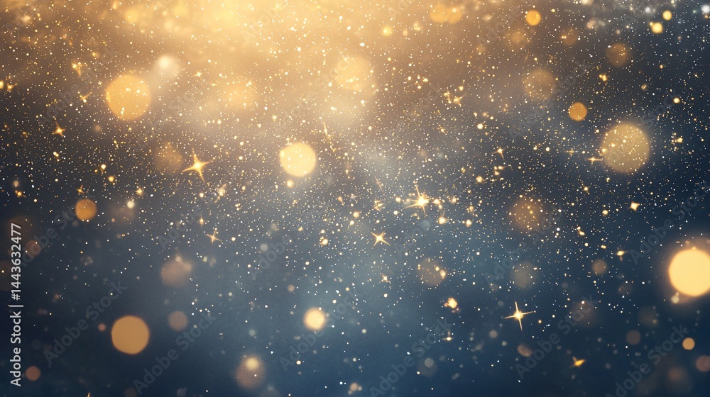 Aufkleber ethereal blur of a star captured in a cosmic landscape with ambient light and stardust patterns crea