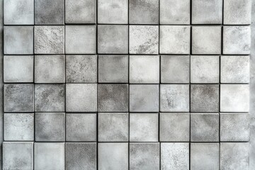 Stylish Gray Concrete Tiles, Modern Architectural Design
