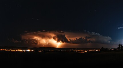Powerful Night Storm