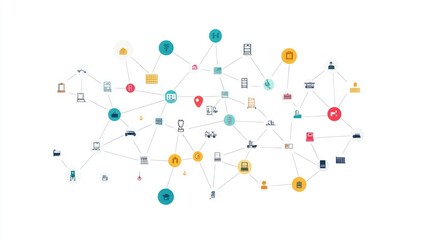 Global interconnected network of various devices