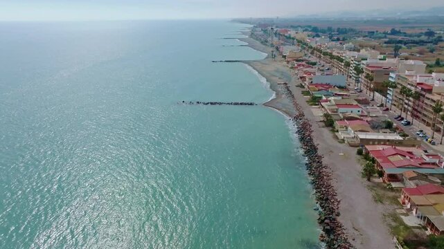 Nules beach in Castellon at Mediterranean sea of Spain