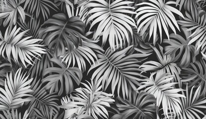 Monochromatic tropical leaves pattern