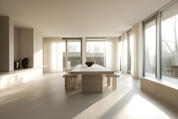 Fototapeta premium modern living room with fireplace