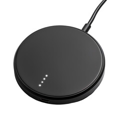 Wireless Charger Black Portable Power Bank Cut Out Transparent Png