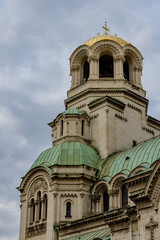 Fototapeta premium Alexander Nevsky Cathedral, Sofia Bulgaria, architecture of the historic building
