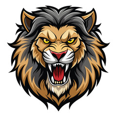 Obraz premium Roaring Lion Head