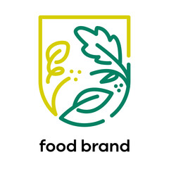 Organic Food Brand Logo