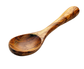Crafting wooden spoons artisan workshop product rustic isolated on transparent background