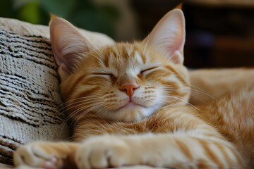 cat lying on the floor