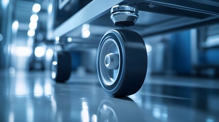 Polyurethane caster wheels or trolley wheels are available , evoking relaxed elegance