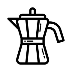 Coffee Pot Lineart