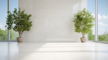 Modern minimalist interior