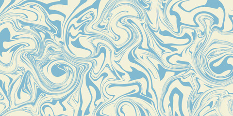 Groovy hippie 70s backgrounds. Waves, swirl, twirl pattern