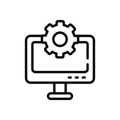 Setting  Icon vector stock illustration