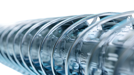 Detailed Close-up Texture of Car Air Conditioning Coils in Professional Quality