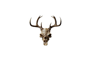 Vintage Deer Antlers and Skull