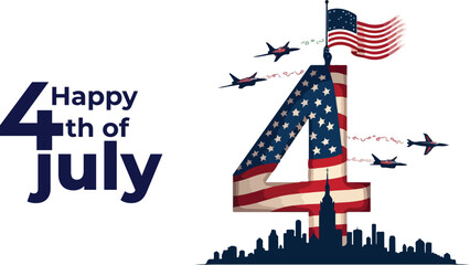 High-quality USA Independence Day vector collection with 4th of July themes, including patriotic icons, American flags, liberty elements, fireworks, and symbols of freedom, perfect for celebration and