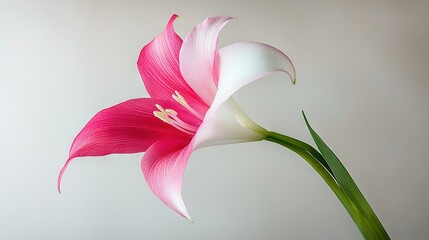 Naklejka premium A white wall in the background is visible