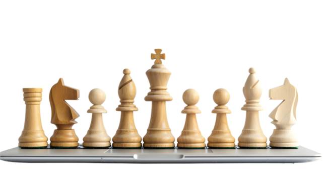 Chess King Symbolizes Leadership and Supervision in Strategic Board Game