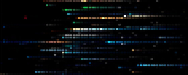 Digital Pixel Explosion. Abstract Virtual Cyber Space Data Flow. Halftone Pixel Effect Round Explosion. Vector Illustration.