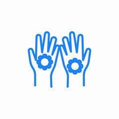 clean hands icon sign vector