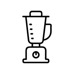Modern blender icon in minimalist style, icon, vector