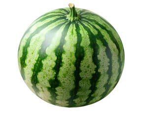 Fresh watermelon harvest farm food summer isolated on transparent background