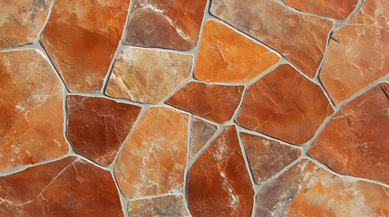 Red stone wall texture background.  Ideal for design projects needing natural material backdrop