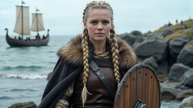 Viking Mulher Loira