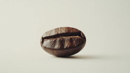 White background, coffee bean.
