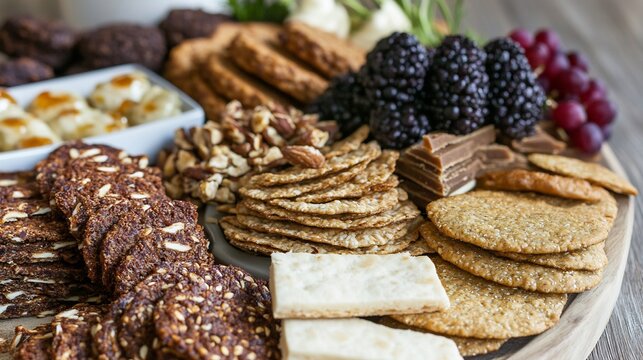options A platter of gluten free