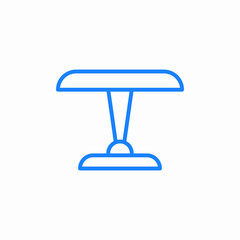 round table icon sign vector