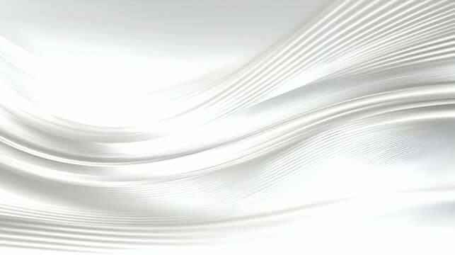 Abstract silver wave background; elegant, flowing design; perfect for websites or presentations