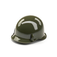 Olive Green Military Helmet Sturdy Protection Ready for Duty