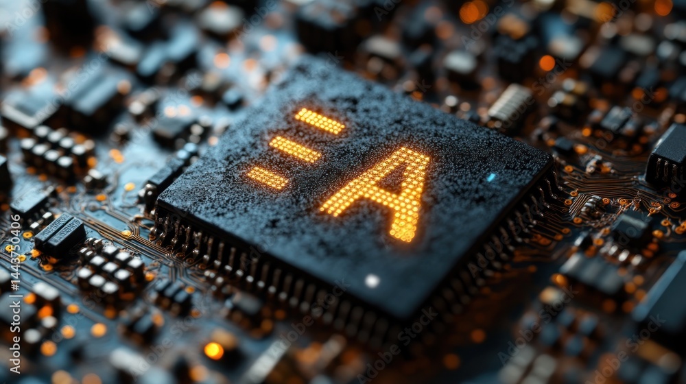 Aufkleber ai microchip: the future of artificial intelligence