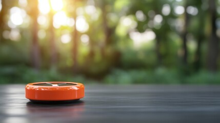 Portable solar charger panel generates clean energy sustainable technology power outdoors