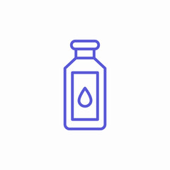 simple liquid bottle icon sign vector