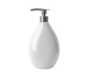 Elegant soap dispenser for modern bathrooms home minimalist isolated on transparent background