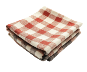 Cozy picnic setup space checkered blankets relaxing warmth isolated on transparent background