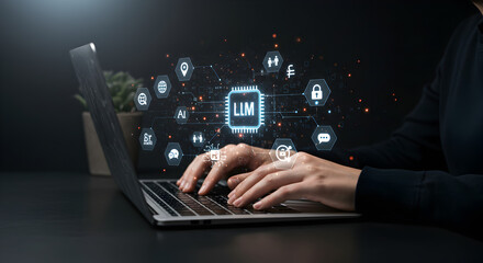 Llm large language model ai artificial intelligence neural network technology for business solutions