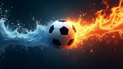 Soccer ball in fire and water a dynamic duality